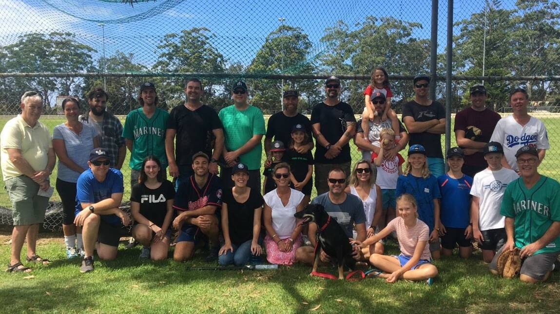 Over 24 men women and children attended the Mariners' “Come and Try Baseball” Day. Photo: Kate Dwyer. 