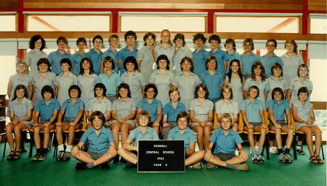 Year 8 class from 1983. Photo: supplied. 
