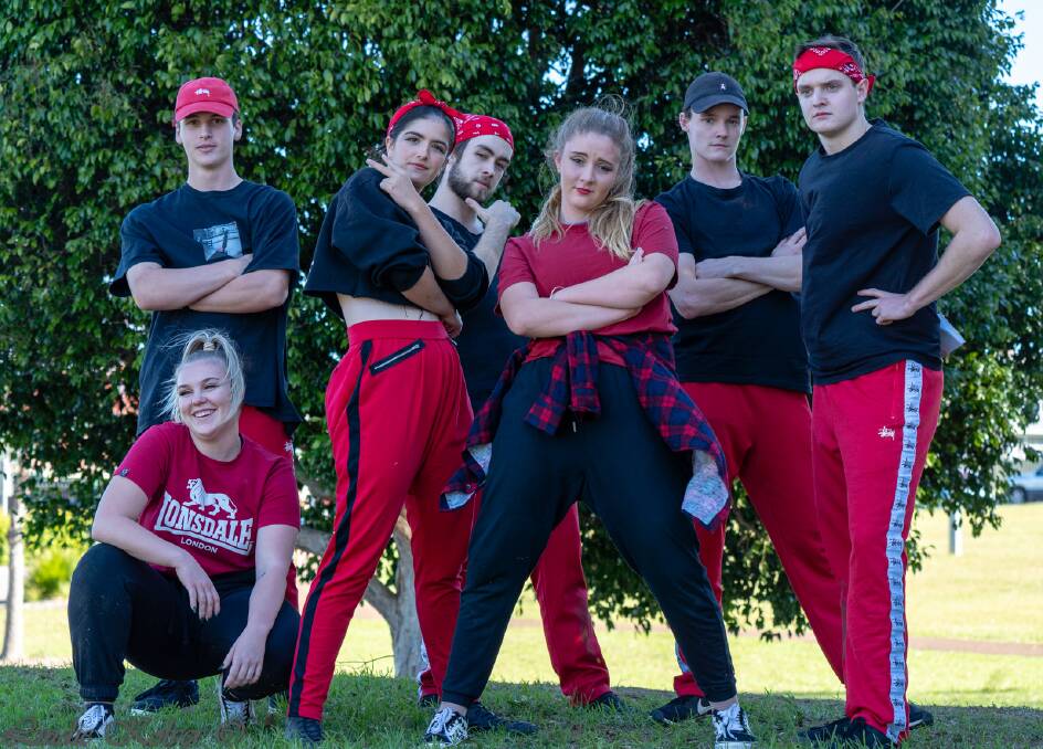 Movement Studios dancers who performed recently at the Wauchope markets. Photo: supplied. 
