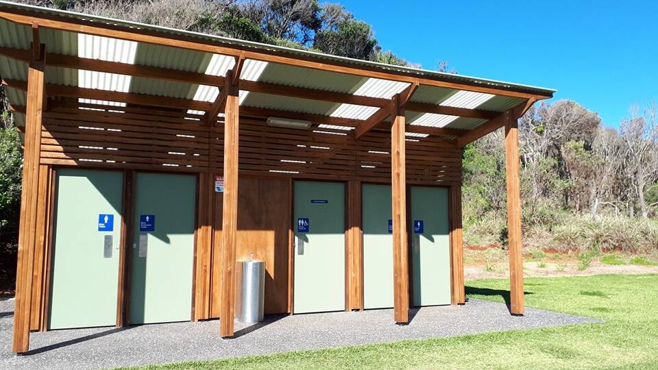 Amenities recently constructed at Shelly Beach. Photo: supplied. 