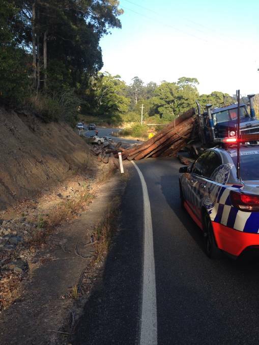 In August a driver was treated for facial lacerations and back pain after a log reportedly fell off a truck and onto the vehicle he was driving on Lorne Road, Lorne. 