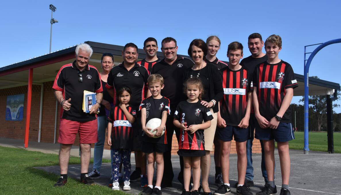 Exciting news: Camden Haven Redbacks players welcome the announcement they will receive upgrades to lighting and change rooms at Vince Inmon Sporting Complex. 