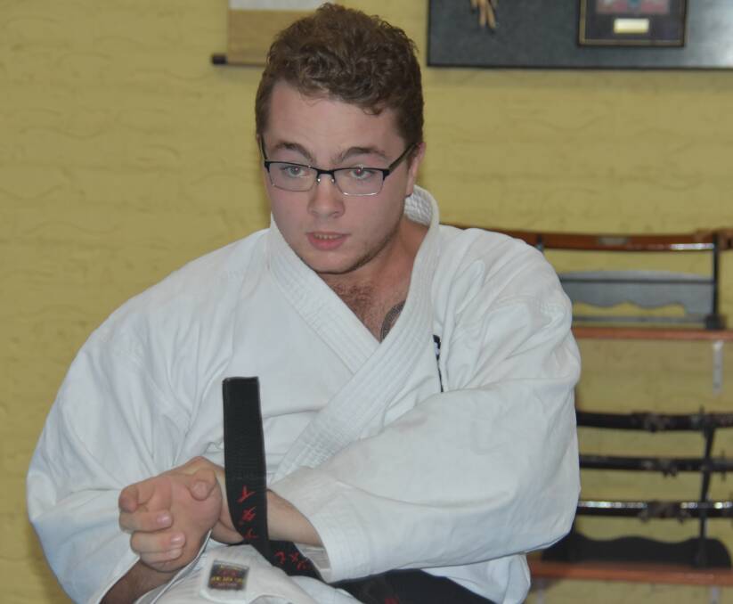 Sempai Shaun Budai is set to teach karate in China for 12 months. 