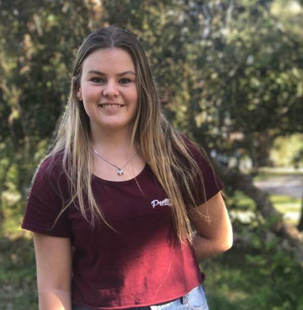 Warm smile: Carley Taylor's life was tragically cut short after an accident at Beechwood Road, Yippon Creek on Friday, March 9. The 17-year-old was an active member in Camden Haven groups. Photo: Camden Haven Eagles.  