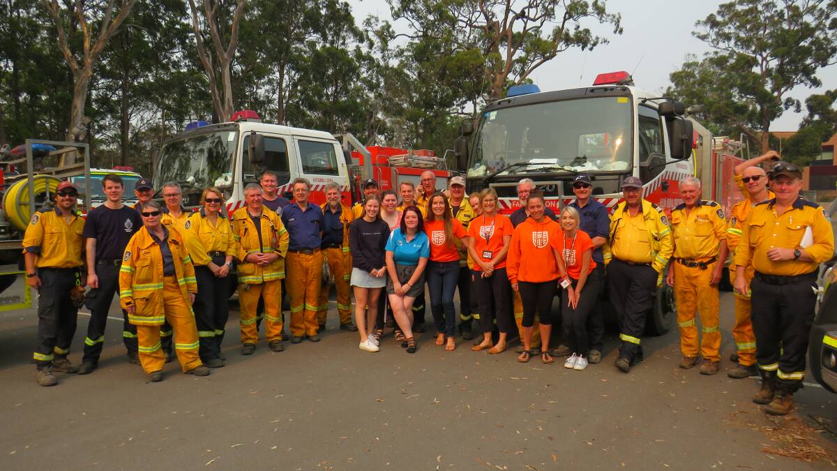 Firefighters well fed and rested ahead of another big day of fighting fires on the Mid North Coast. Over 250 firefighters are staying at Charles Sturt University in Port Macquarie. 
