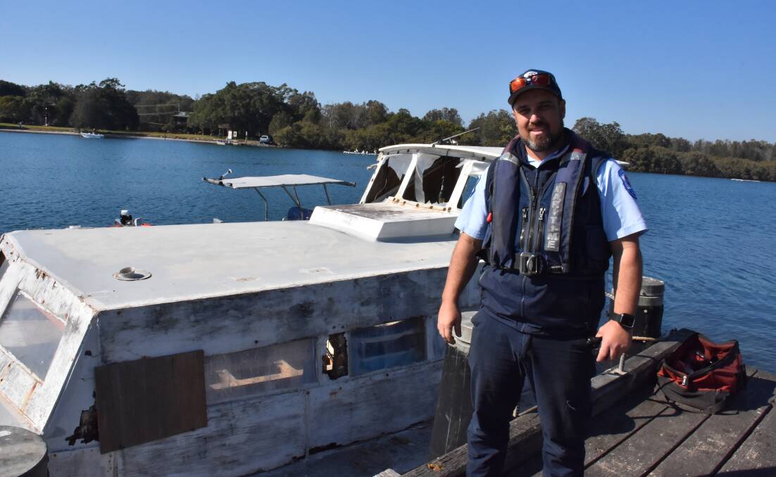 NSW Maritime North Area boating officer Andre Uljee. 