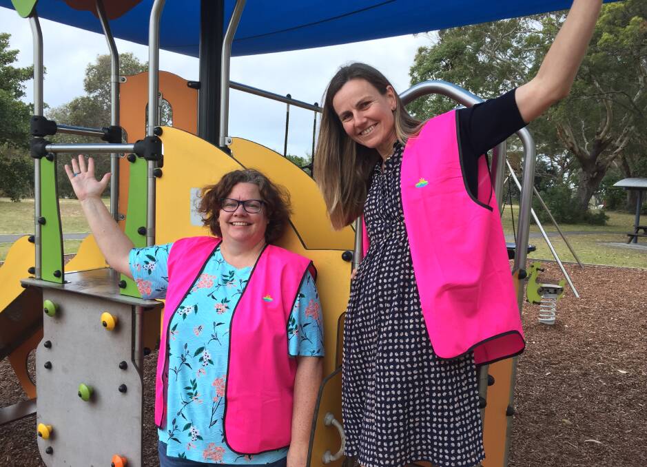 Pop up session: Port Macquarie-Hastings Council inclusion officer Julie Priest and landscape architect Kate Whatman were at the information session on September 19. 