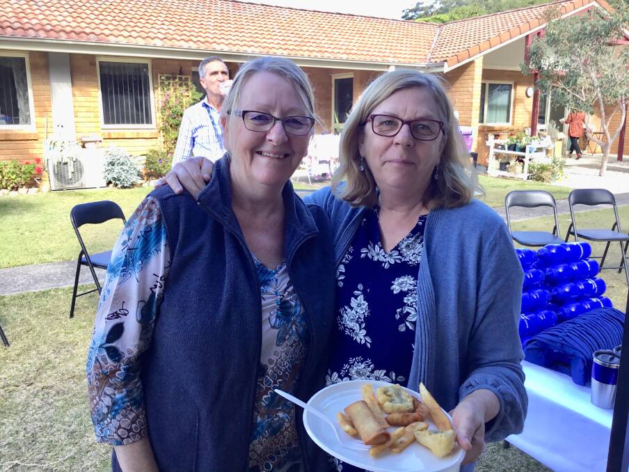 Nerida Van Der Linden and Ursula Kasch celebrate Aged Care Employee Day at the Whiddon Group Laurieton. 