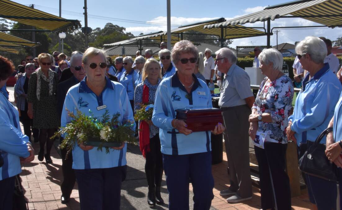 On Monday, May 13 members of the North Haven Bowling Club formed a Guard of Honour for Marjorie.