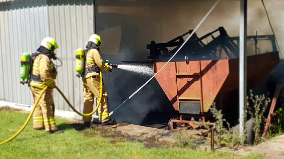 Farm owners thank firies for quick response