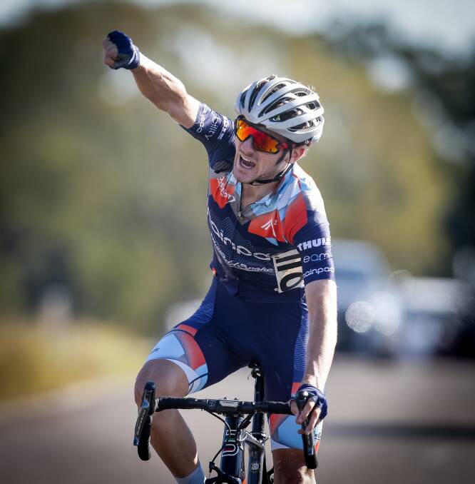  Port Macquarie cyclist Brandon Conway claimed his first under-23 state title in Mittagong. Photo: supplied. 