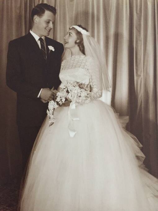 John and Judy on their wedding day in 1959. 