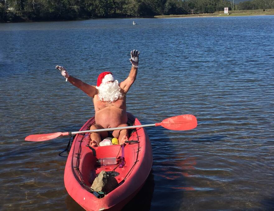 Santa is back in Lake Cathie | video