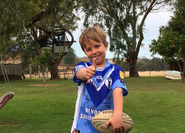 Thumbs up: Nayte Morales from the Kendall Blues is looking forward to the 2018 season. It kicks off with an event at the Kendall Citizen and Services Club on Saturday, March 10 and is open to the community to attend. Photo: supplied. 