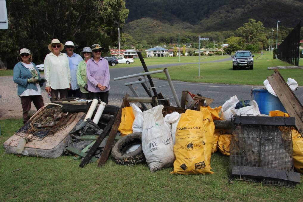 Rubbish collected by volunteers in 2017. 