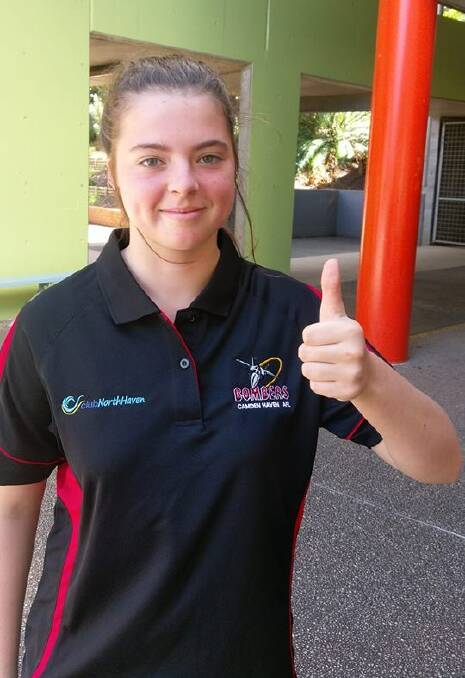 Sascha has been selected to attend the AFL North Coast Youth Leadership Accelerator Program. Photo: supplied. 