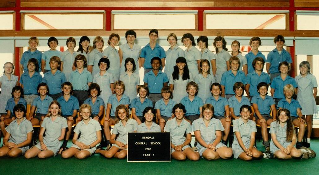 Year 7 class from 1983. Photo: supplied. 