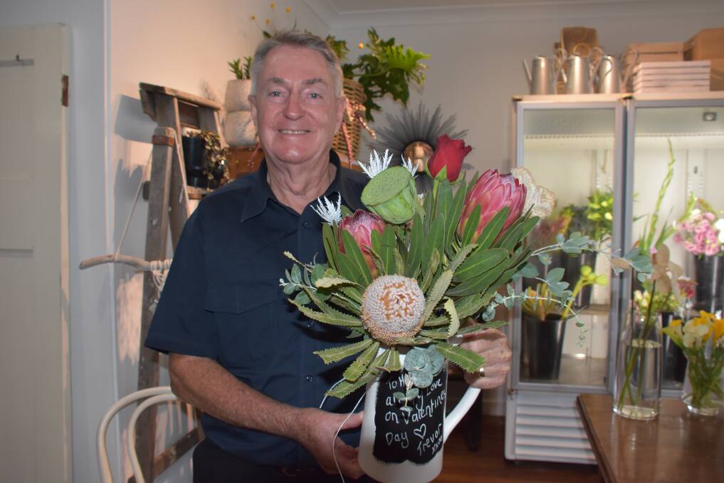 Trevor purchased some flowers for his wife Helen. 