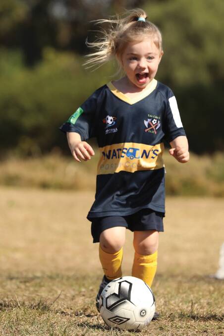All girl age groups have been highlighted by Football Mid North Coast as a way of promoting and expanding female participation numbers in the local area. Photo: Lincoln Beddoe