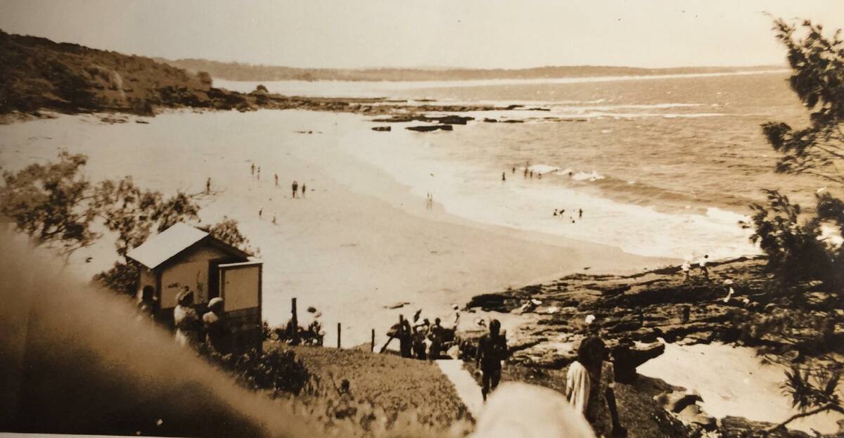 Bartlett's Beach in 1949. Photo: Bartlett family. 