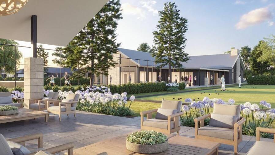 Clubhouse, Swimming Pool & Bowling Green Images. Photo: development application. 