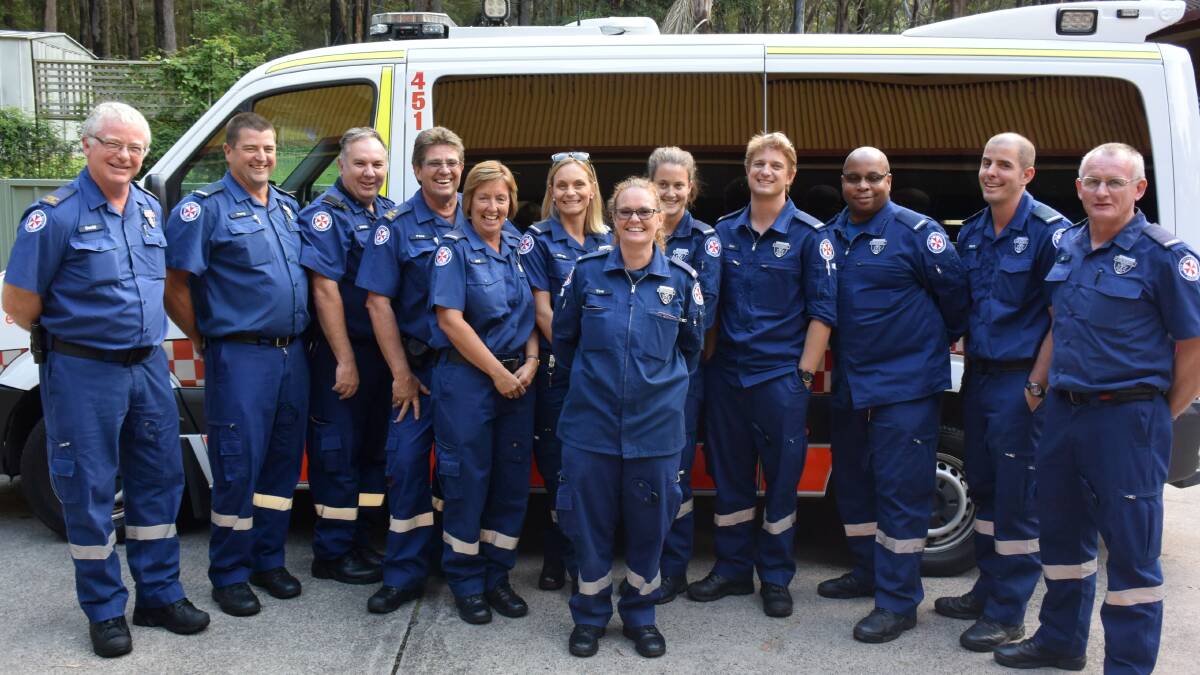 The NSW Ambulance Laurieton team 