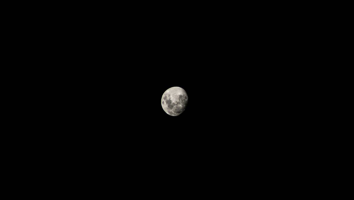 The moon by Rachel Evans. 