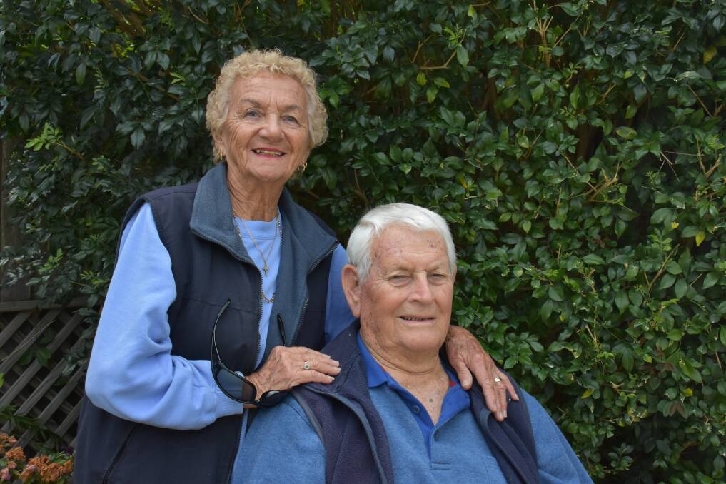 Judy and John Vipond at their Bonny Hills property. 