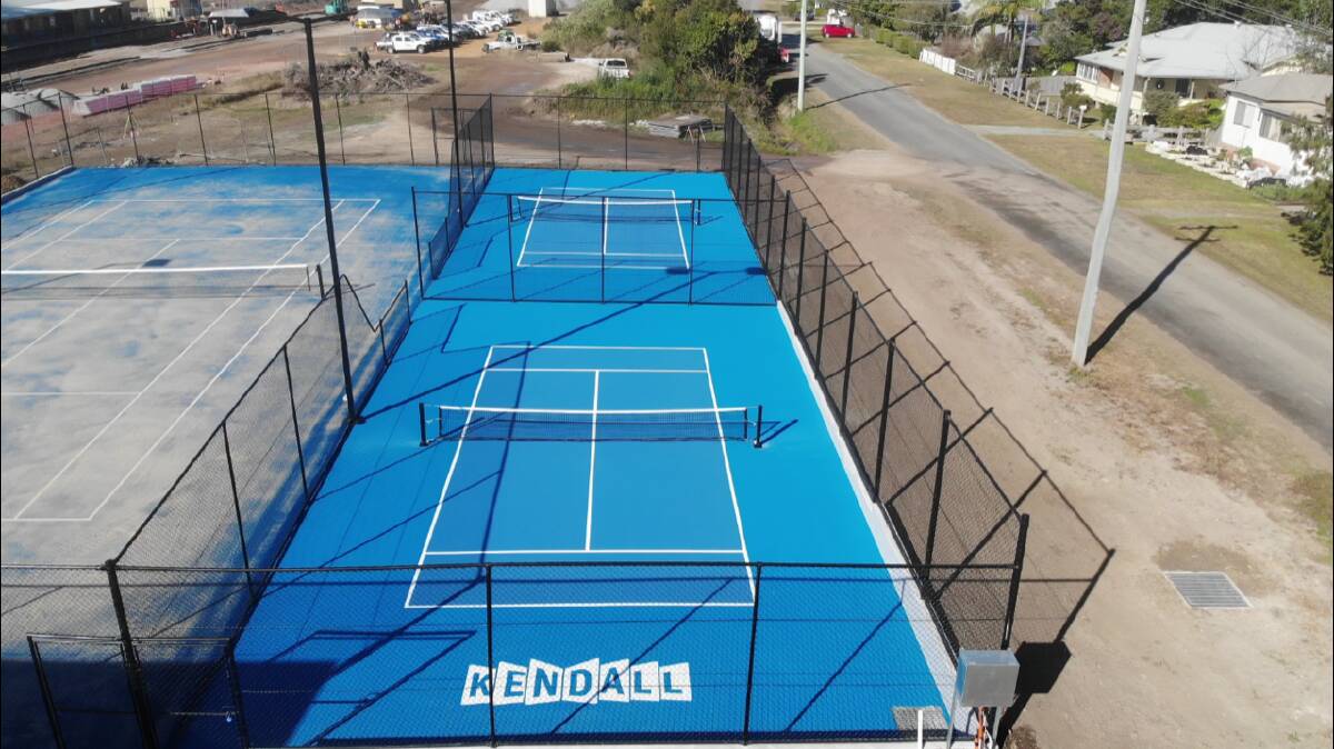 View of the new courts. Photo: supplied. 
