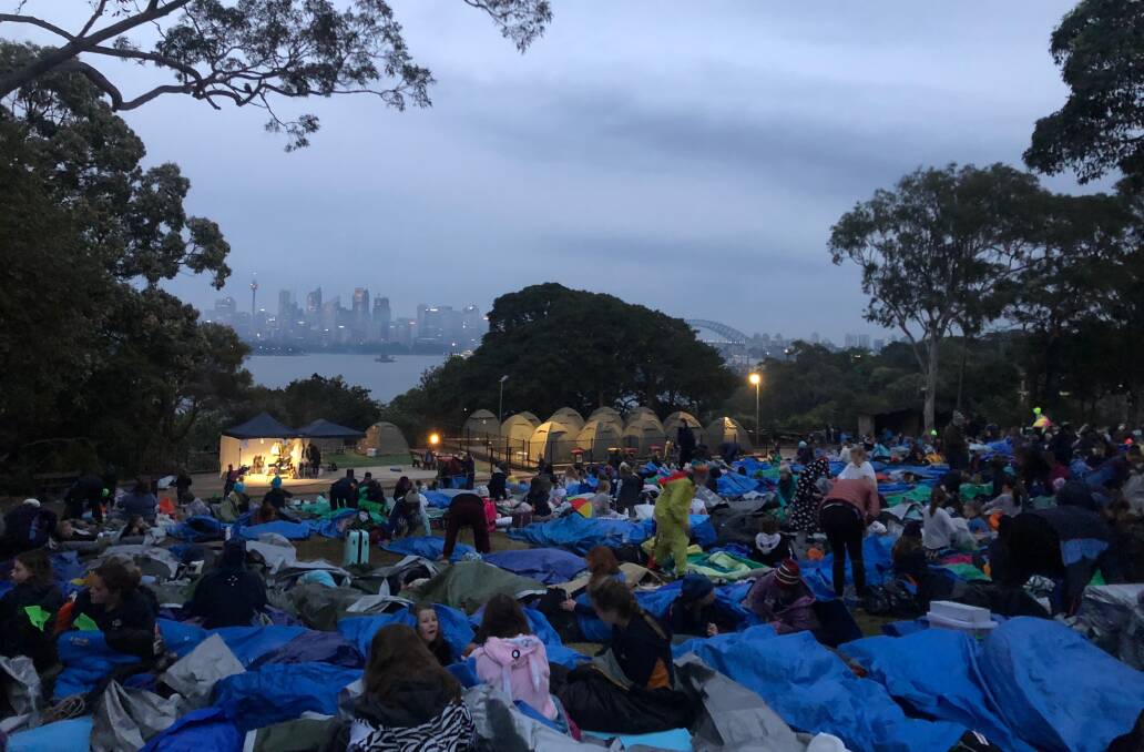 The Great Guide Sleepover in 2018. Photo: supplied. 