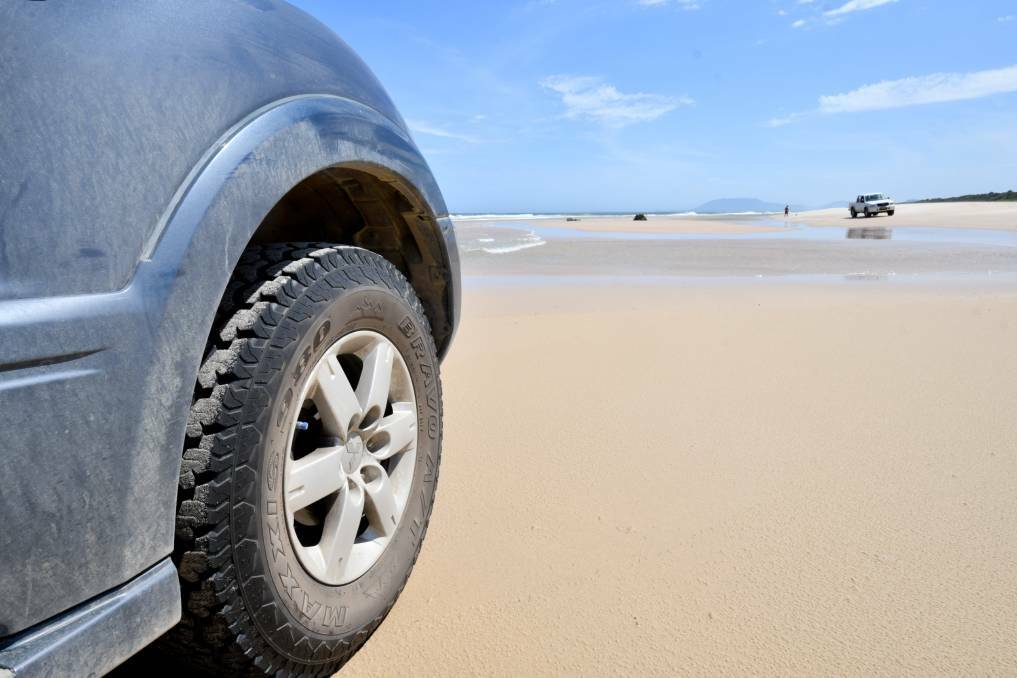 Beach driving permits are issued