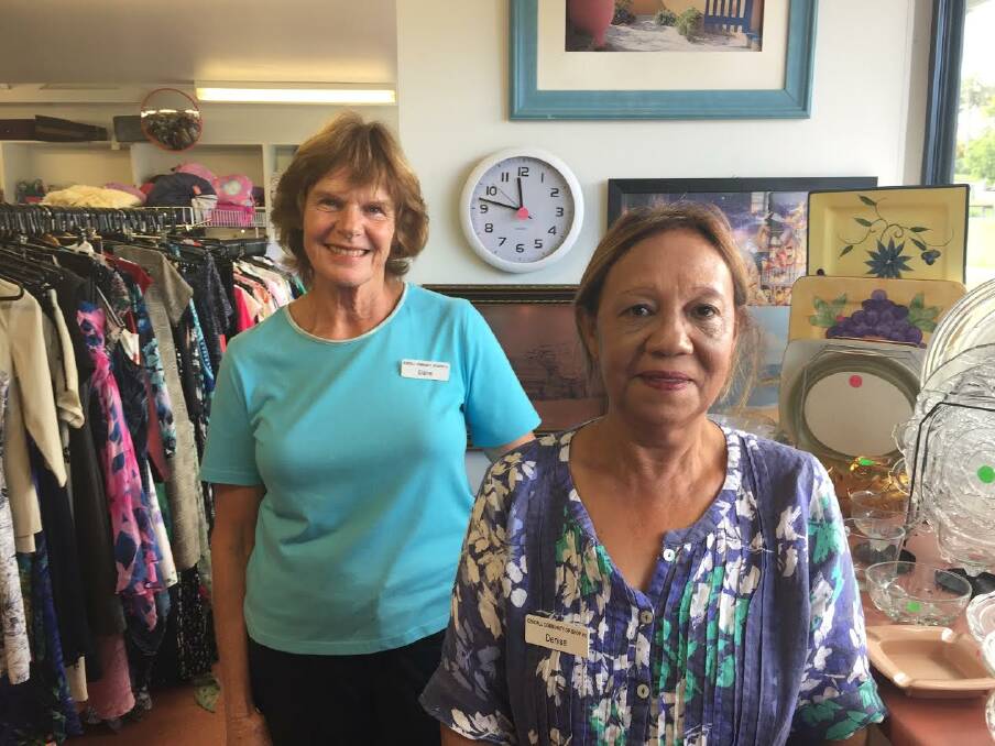Passionate volunteers: coordinators Elaine Browning and Denise Martin said the secret to its success comes down to the popularity of the shop with the community and the volunteers who work tirelessly to keep it maintained. 