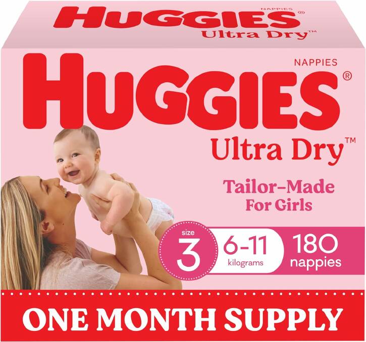 Huggies Ultra Dry Nappies Girls S. Picture amazon.com.au