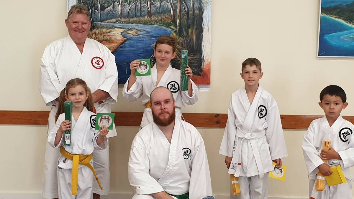 Students from Mid North Coast Karate were recently put to the test for their belt grading