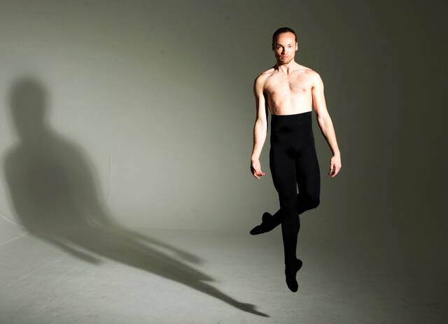 Star quality: Wauchope's Brendan Bradshaw, who was once called “the shadow” because of his painful shyness, will dance onto the Glasshouse stage in Port Macquarie on June 9 as the passionate Don Jose in Melbourne City Ballet’s Carmen. 