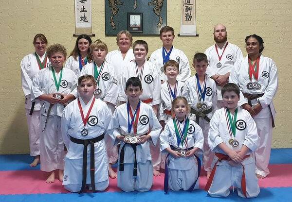 Great results: Students competed in both Kata and Sparring events at the National Tournament.