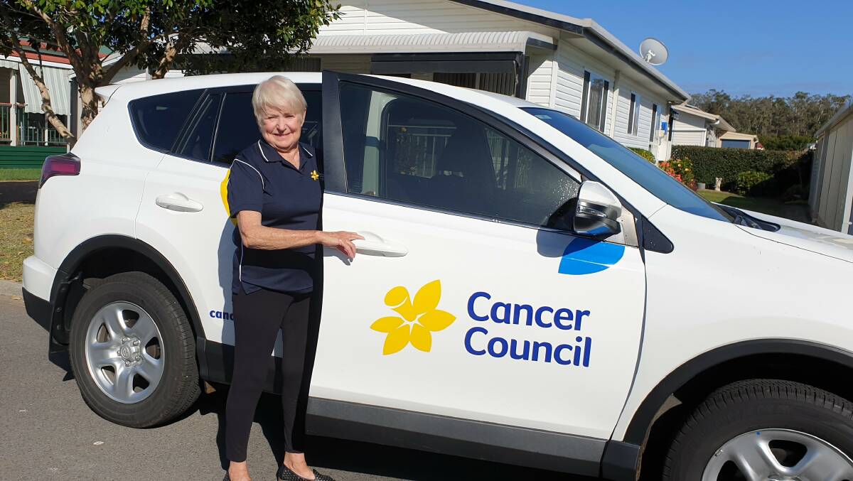 Ready to roll: Transport to Treatment driver Dian Barnes.