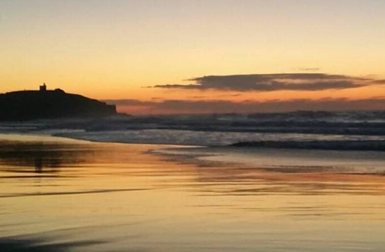 Stunning but chilly start to the day on August 21 as captured by @lucilla.m on Lighthouse Beach, Port Macquarie.