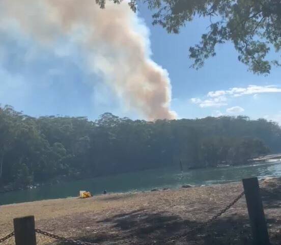 A number of suspicious fires erupted in the Camden Haven area over the last week. Photo: Kenny Holland.
