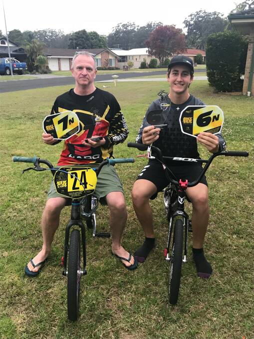 Bruce Ritter and Ryan Williams enjoyed success on the BMX track.