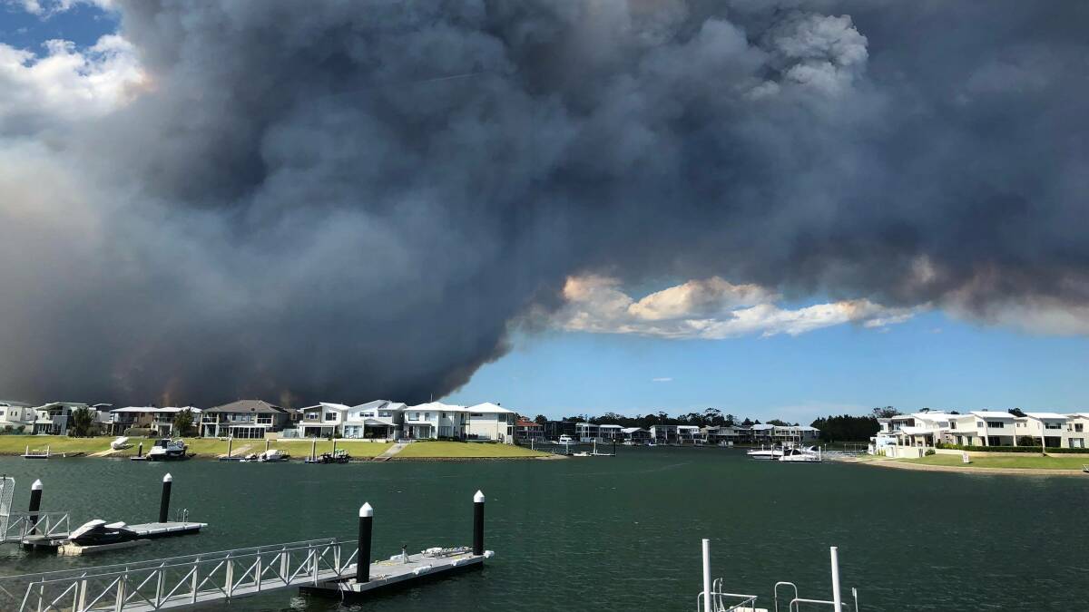 Take care: The North Coast Public Health Unit is urging people to take care while smoke from a large bushfire burning north of Port Macquarie is affecting air quality across parts of the area. Photo: Helen McGee