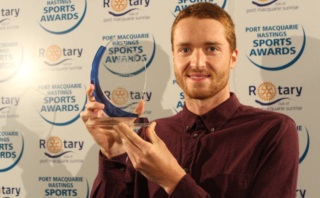 Honour: 2017 Port Macquarie-Hastings Sportsperson of the Year, Harry Jones.