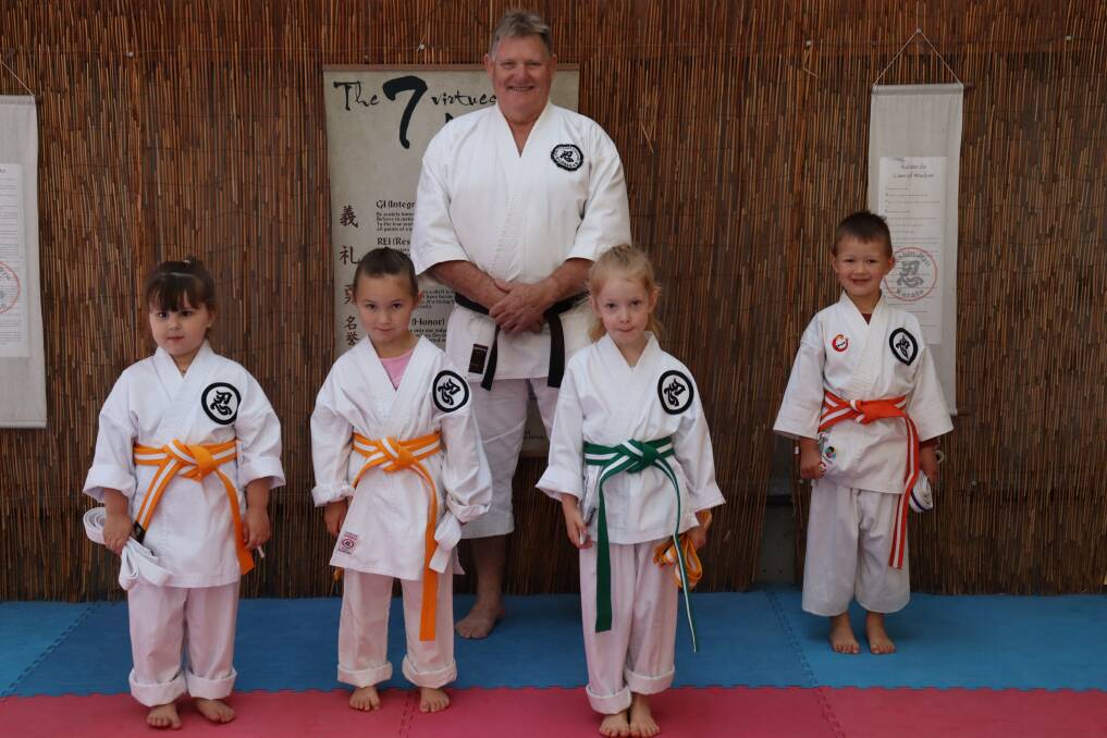 Little ninjas earn their grading stripes