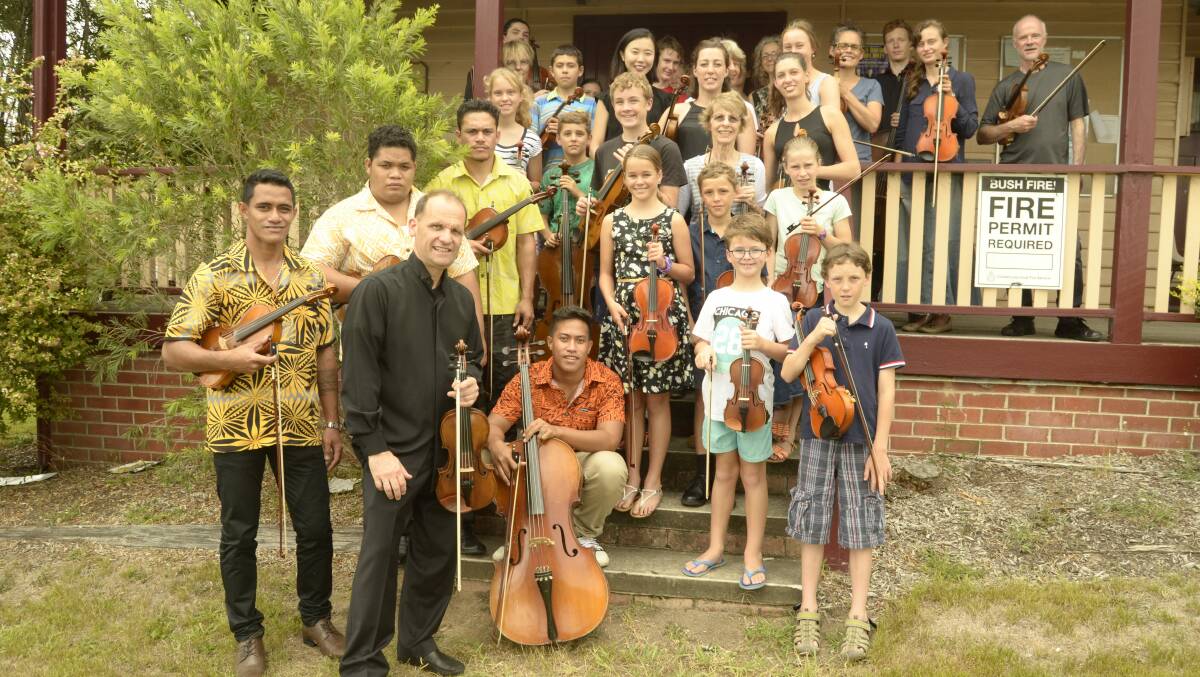 Success: Participants in the Kendall Strings Project.