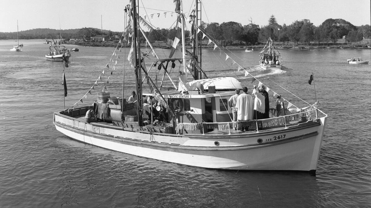 ON THE MEND: Pacific Venture in Laurieton. Photo: Supplied by Port Macquarie Museum.