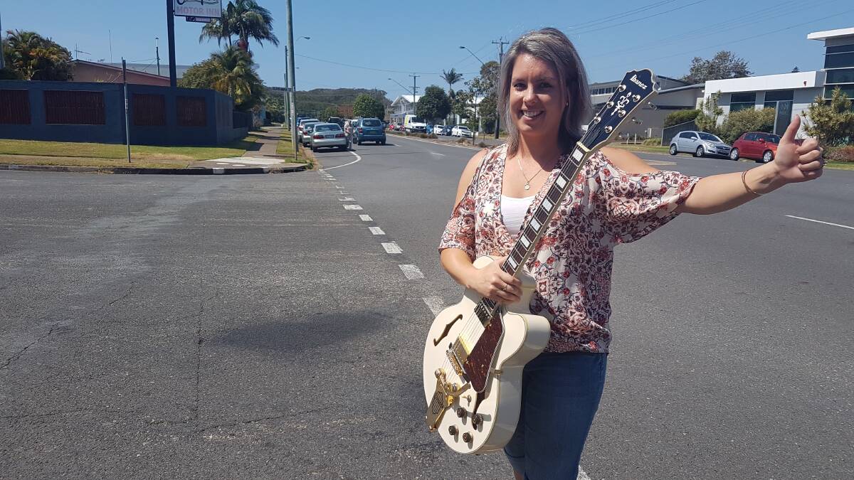 On the road: Laurieton musician Emma Dykes is attending Tamworth Country Music Festival on Friday.