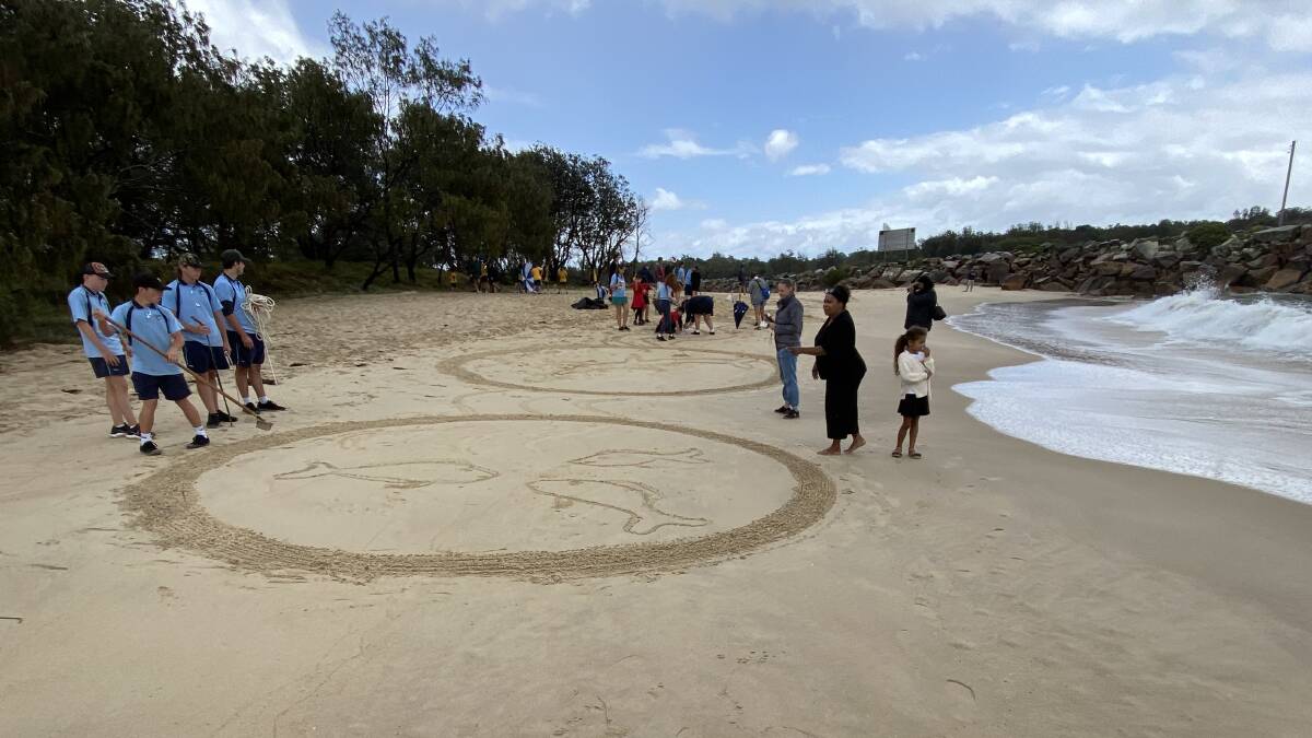 Sand and sea art share stories of Birpai nation in collaborative NAIDOC  Week event in the Camden Haven | Camden Haven Courier | Laurieton, NSW