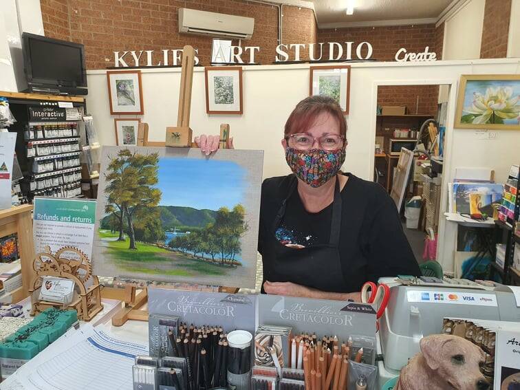 Kylie's Art Studio and Supplies owner Kylie Johnson.