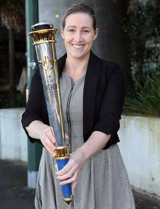 Dr Jana Pittman is a torch relay national ambassador. Picture supplied by Legacy