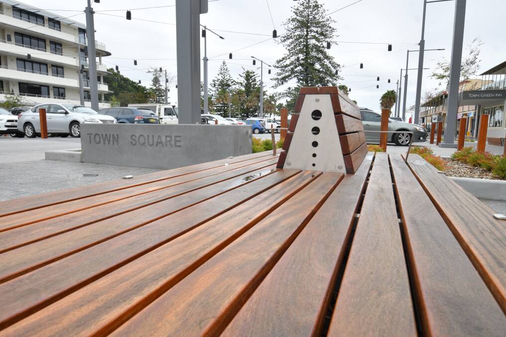 New look: The Town Square in the Port Macquarie CBD has been upgraded to ensure it meets future community needs. Photo: Ivan Sajko